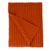 Шарф вязаный НАСВЯЗИ© шерсть/акрил, оранжевый