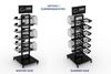 Стойка напольная_ATLANTIS BLACK RETAIL DOUBLE SIDE DISPLAY, черный
