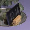 Подставка под телефон «Мини» 8 x 8 x 2 см, пазы 1 см. и 1,4 см, бук, светло-коричневый