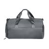 Сумка спортивная "Gym" ,без ремня ; серая; 45х21х20 см; полиэстер, темно-серый