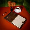 Ежедневник недатированный Coach, B5, коричневый, кремовый блок, подарочная коробка