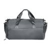 Сумка спортивная "Gym"; серая; 45х21х20 см; полиэстер, темно-серый
