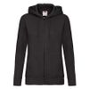 Толстовка женская LADY-FIT HOODED SWEAT JACKET 280, черный