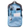 Функциональный рюкзак CORE с RFID защитой, тёмно-серый, голубой