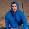 Толстовка без начеса LIGHTWEIGHT HOODED SWEAT 240, серый меланж