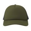 Бейсболка RAPPER-S, 5 клиньев, пластиковая застёжка, оливковый, черный