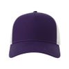 Бейсболка RAPPER COTTON-S, 5 клиньев, пластиковая застёжка, фиолетовый, белый