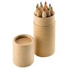 Набор цветных карандашей (12шт)  "Игра цвета" в футляре, коричневый