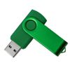 USB flash-карта DOT (8Гб), зеленый, 5,8х2х1,1см, пластик, металл, зеленый