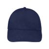 Бейсболка SUNNY, 5 клиньев, застежка на липучке, темно-синий