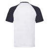 Футболка мужская SHORT SLEEVE BASEBALL T 160, темно-синий, белый