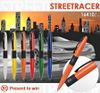 STREETRACER, ручка шариковая, белый/черный, металл, белый