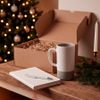 Набор подарочный ARTKITS: ежедневник, ручка, кружка с цветным дном, стружка, коробка, серый