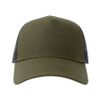 Бейсболка RAPPER COTTON-S, 5 клиньев, пластиковая застёжка, оливковый, черный