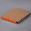 Ежедневник недатированный Solas, формат А5, с магнитом, оранжевый, кремовый блок в линейку