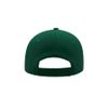 Бейсболка LIBERTY SIX, 6 клиньев, застежка на липучке, темно-зелёный