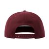 Бейсболка SNAP FIVE-S, 5 клиньев, пластиковая застежка, темно-красный
