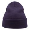 Шапка вязаная  двойная Wind-S, пурпурный, 100% переработанный полиэстер