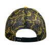 Образец бейсболка CUSTOM MERCH, 6 клиньев, пластиковая застёжка, черный, желтый