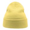 Шапка вязаная  двойная Wind-S, светло-желтый