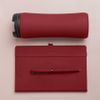 Набор подарочный OFFICEKIT: термос, ежедневник, ручка,  стружка, коробка, красный