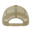 Бейсболка RAPPER COTTON-S, 5 клиньев, пластиковая застёжка, хаки, бежевый