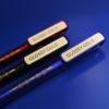 Ручка шариковая GLOSSY GOLD, красный металлик/золотой, пластик, металл, красный, золотистый