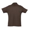 Рубашка поло мужская SUMMER II, шоколадный, 2XL, 100% хлопок, 170 г/м2, шоколадный