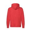 Толстовка без начеса LIGHTWEIGHT HOODED SWEAT JACKET 240, красный