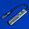 USB-хаб STEM 7 в 1, серый, алюминий