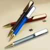 Ручка шариковая GLOSSY GOLD, серебристый, золотистый