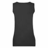 Майка женская "Lady-Fit Valueweight Vest", черный_L, 100% х/б, 165 г/м2, черный