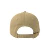 Бейсболка DAD HAT-S, 5 клиньев, металлическая застежка, бежевый