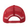 Бейсболка RAPPER COTTON-S, 5 клиньев, пластиковая застёжка, красный