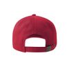 Бейсболка DAD HAT-S, 6 клиньев, металлическая застежка, красный