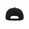 Бейсболка "SNAP BACK", 6 клиньев,  пластик. застежка, черный с серым, 100% п/э,100% х/б, 400 гр/м2, черный, серый