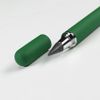 Ручка шариковая + карандаш вечный 2 в 1 soft, зеленый, металл, софт-покрытие, в футляре, темно-зелёный