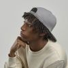 Бейсболка "SNAP BACK-S", 6 клиньев, пластиковая застежка, серый