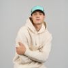 Бейсболка RAPPER COTTON-S, 5 клиньев, пластиковая застёжка, белый