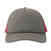 Бейсболка RAPPER-S, 5 клиньев, пластиковая застёжка, тёмно-серый, бордовый