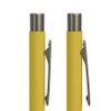 Ручка шариковая FACTOR, желтый, серый