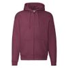 Толстовка PREMIUM HOODED SWEAT JACKET 260, бордовый