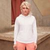 Толстовка женская без начеса LIGHTWEIGH HOODED SWEAT 240, белый