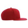 Бейсболка SNAP BACK-S, 6 клиньев, пластиковая застежка, красный