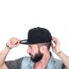 Бейсболка "SNAP BACK", 6 клиньев, пластик.застежка, белый, 100% п/э,100% х/б, 400 гр/м2, белый