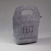Термосумка "FELT", 34 x 22 x 15 см, 100% полиэстер , полиэтиленвинилацетат, серый меланж