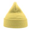 Шапка вязаная  двойная Wind-S, светло-желтый