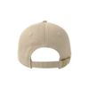 Бейсболка DAD HAT-S, 5 клиньев, металлическая застежка, песочный