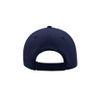 Бейсболка ESTORIL, 6 клиньев, застежка на липучке, темно-синий, белый