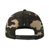 Бейсболка SNAP FIVE-S, 5 клиньев, пластиковая застежка, зеленый камуфляж